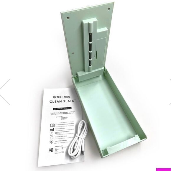 NWT Tech Candy UV Sanitizer in Light Mint - Picture 2 of 16
